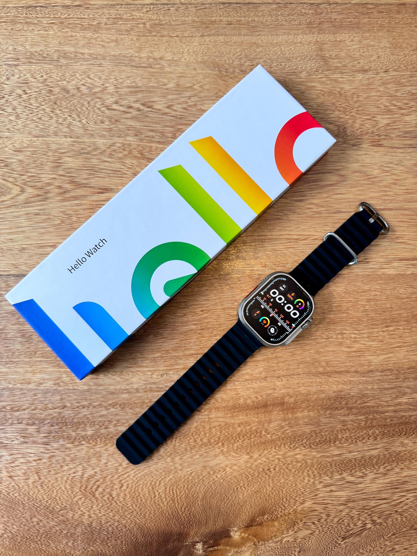 RELOJ NEGRO HELLO WATCH
